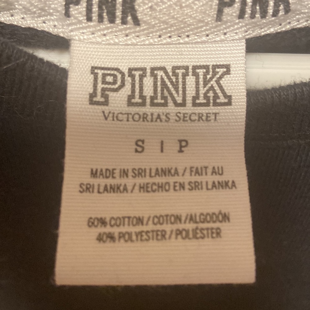 Black PINK Victoria’s Secret sweatshirt - Picture 3 of 3